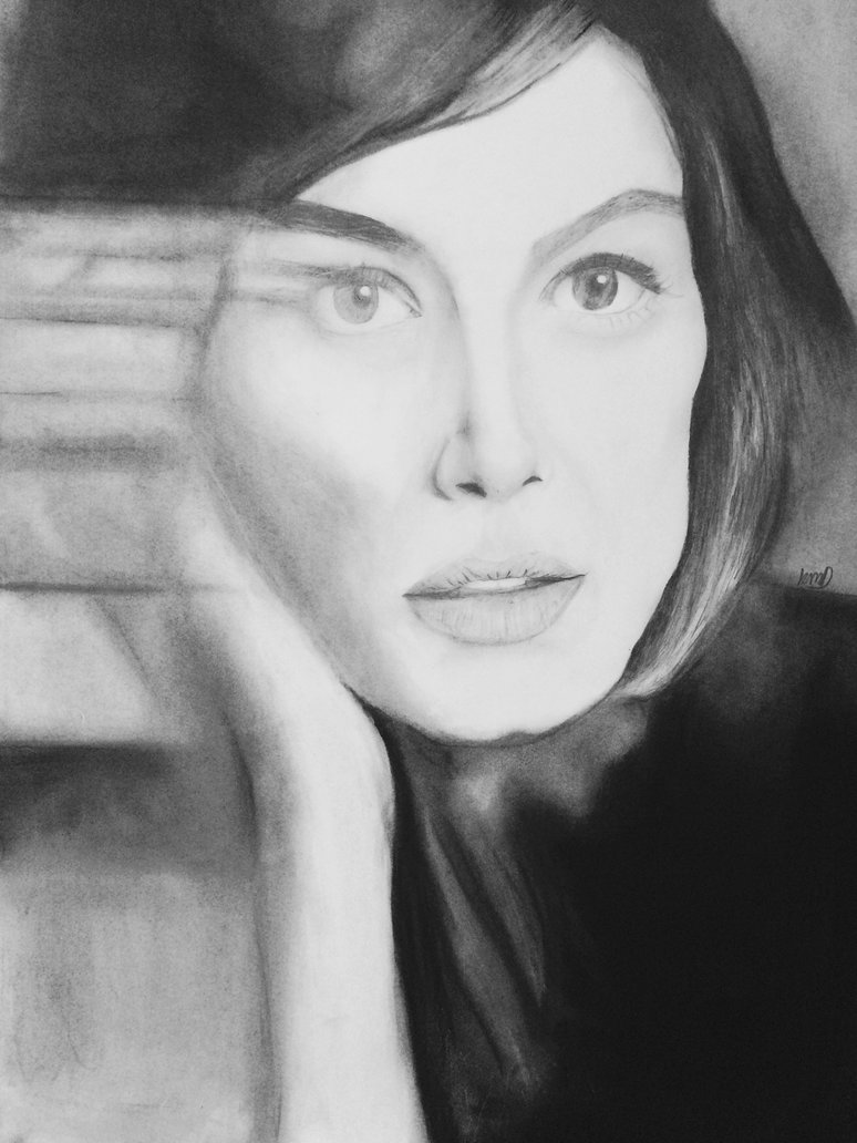 Rosamund Pike Drawing Pic