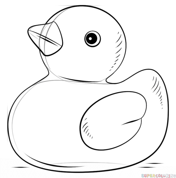 Rubber Duck Drawing Art