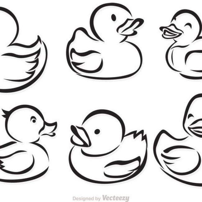 Rubber Duck Drawing Beautiful Art