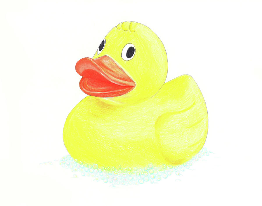 Rubber Duck Drawing High-Quality