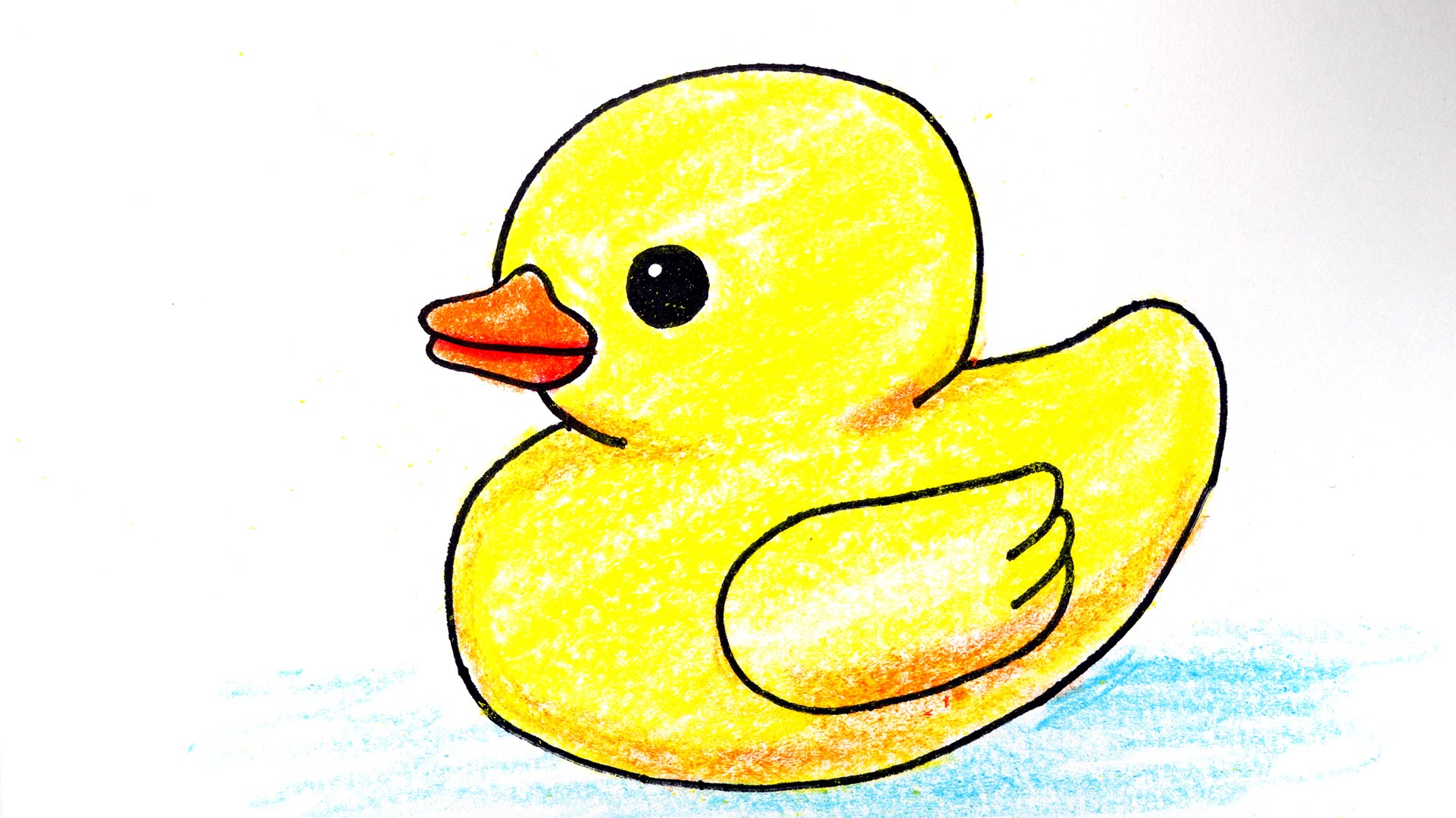 Rubber Duck Drawing Realistic