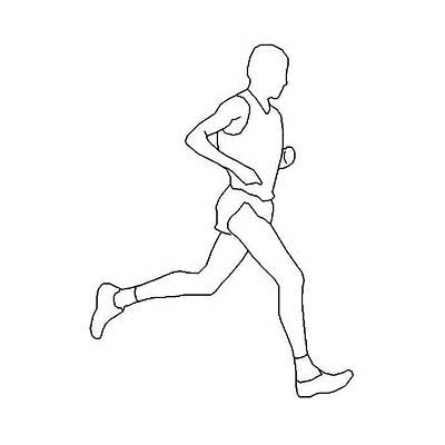 Brown toned modern stylised sketch of a running athletic man with a  muscular body sprinting at speed leaning forwards into his stride vector  illustration Stock Vector  Adobe Stock