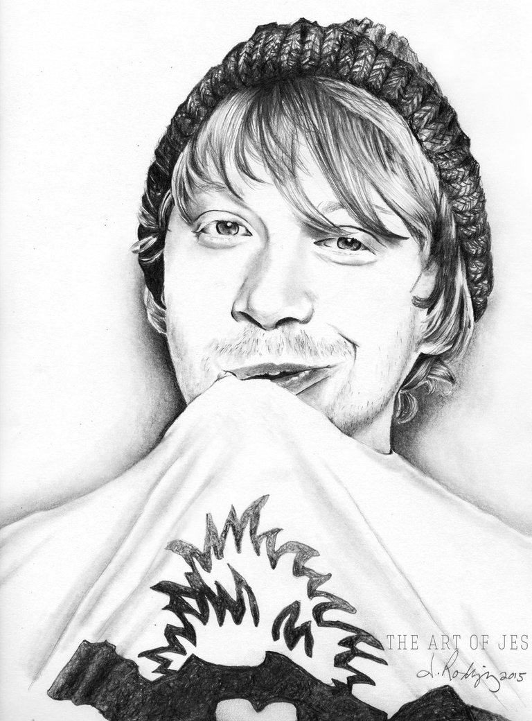 Rupert Grint Drawing High-Quality