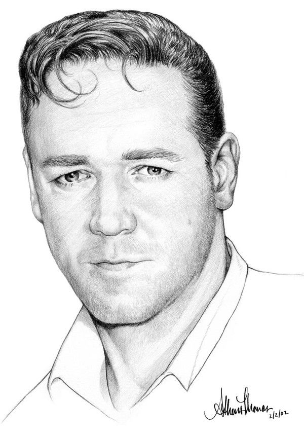 Russell Crowe Drawing Image