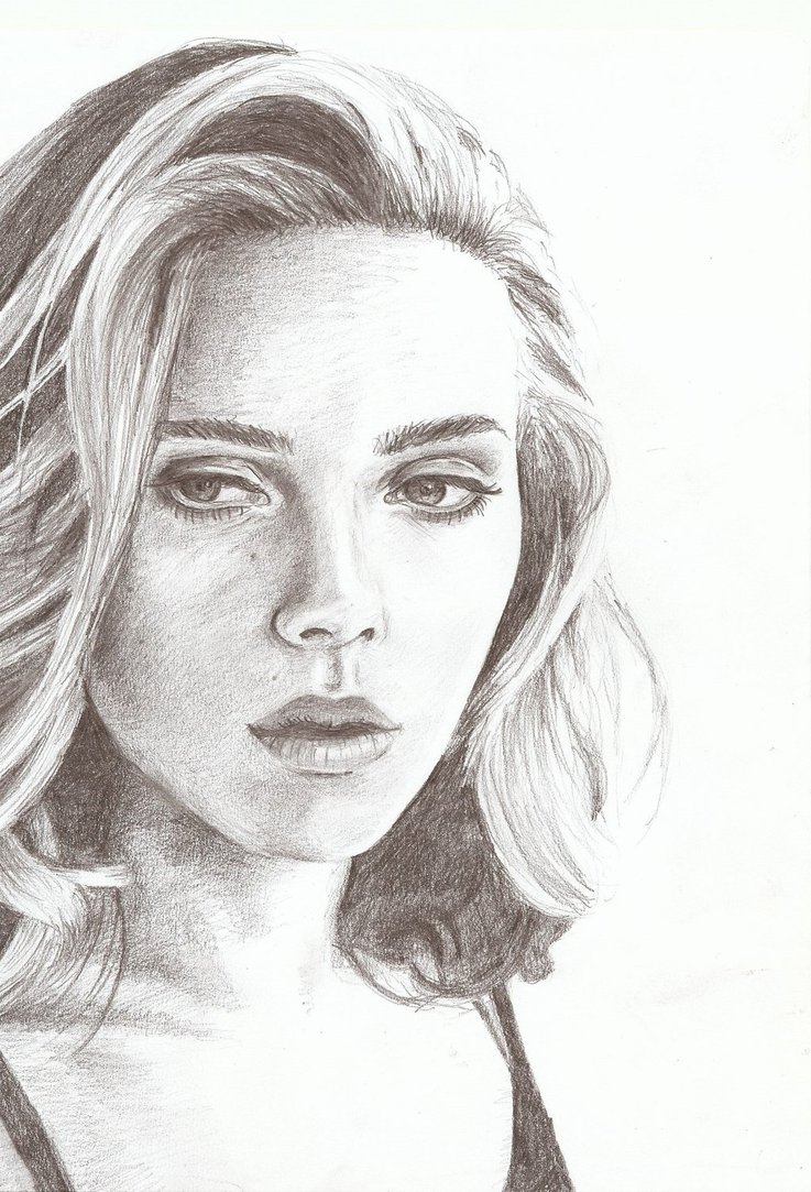 Scarlett Johansson Drawing Best