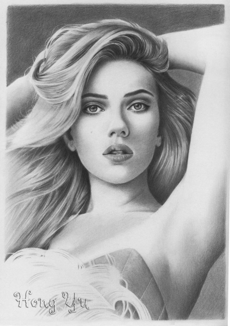 Scarlett Johansson Drawing Image