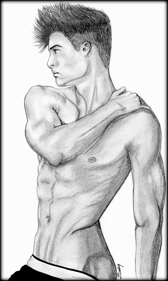Sexy Man Drawing Image