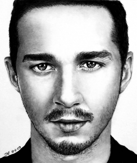 Shia Labeouf Art Drawing