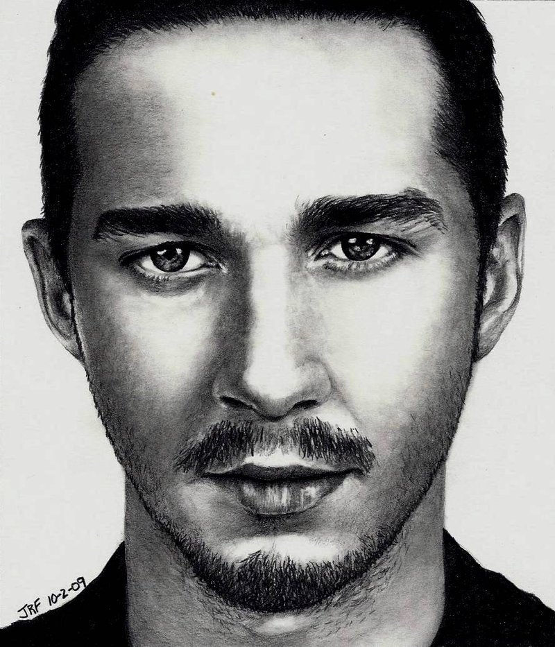 Shia Labeouf Drawing Beautiful Image