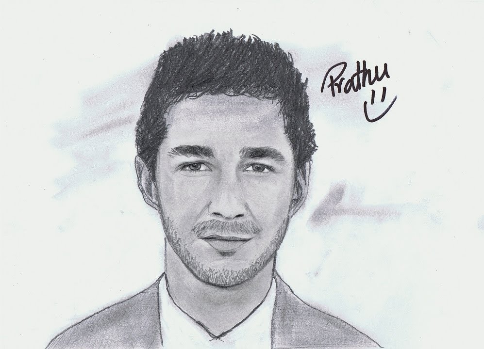 Shia Labeouf Drawing Picture