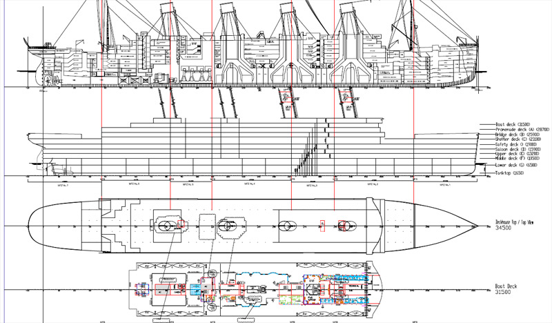 Ship Engineering Art Drawing