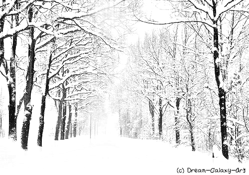 Snow Drawing Beautiful Image