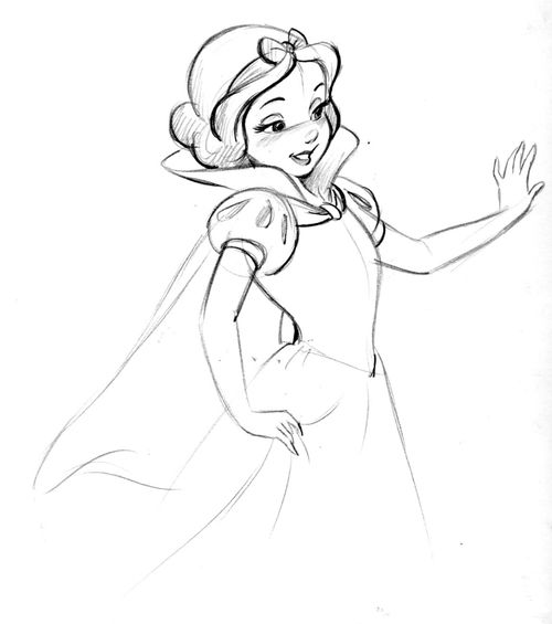 Snow White Drawing Pic