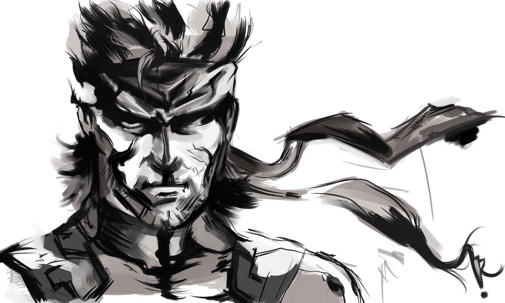 Solid Snake Drawing Photo