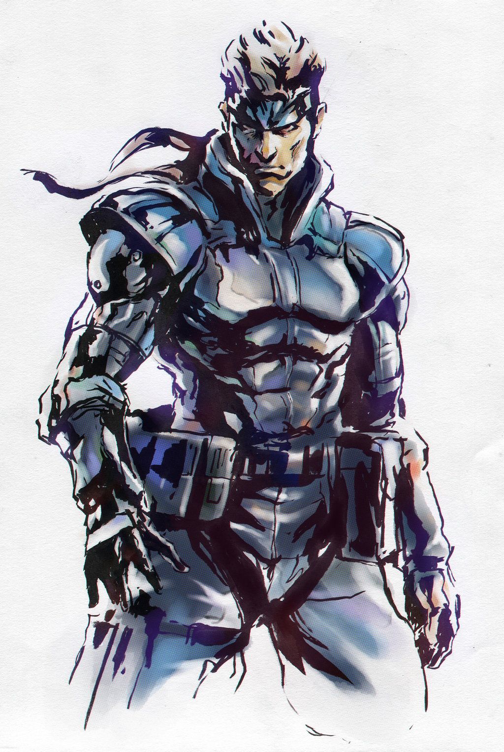 Solid Snake Drawing Pic