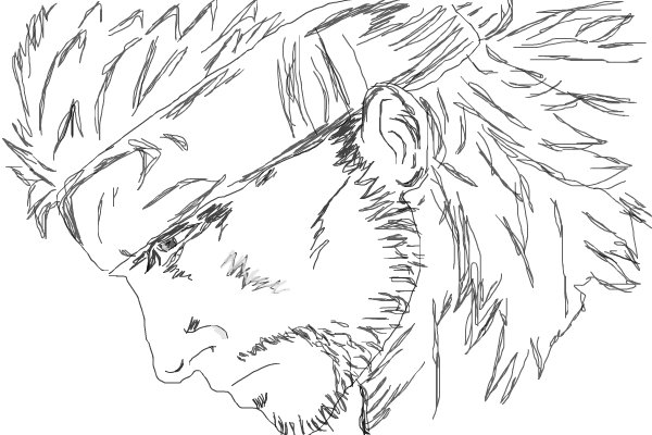 Solid Snake Drawing Pictures