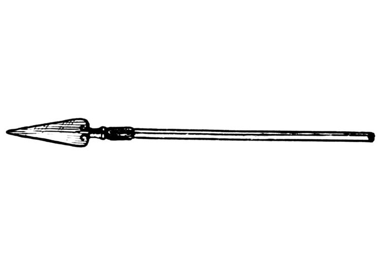 Spear Image Drawing