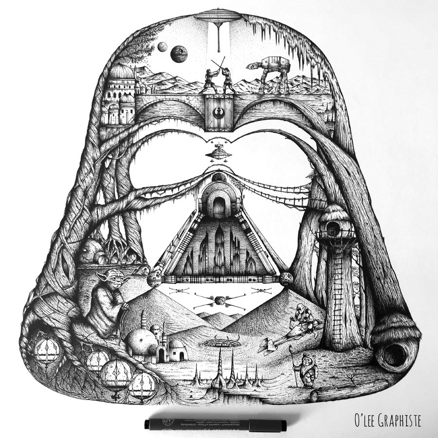 Star Wars Picture Drawing