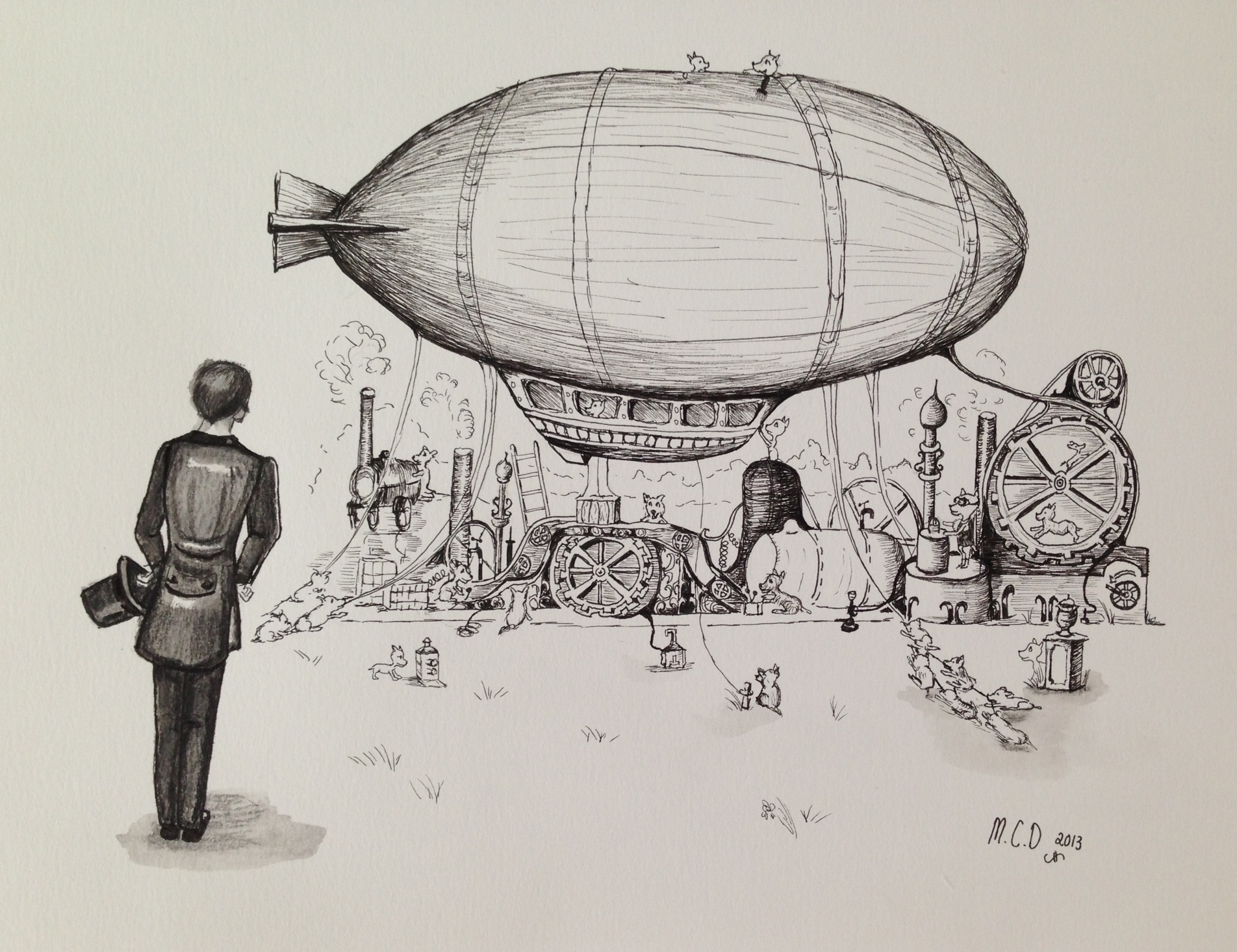 Steampunk Drawing Photo