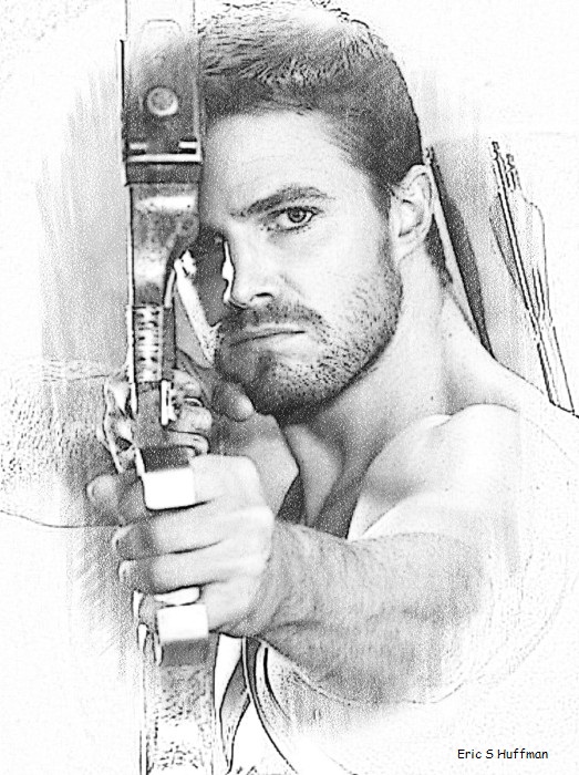 Stephen Amell Drawing Image