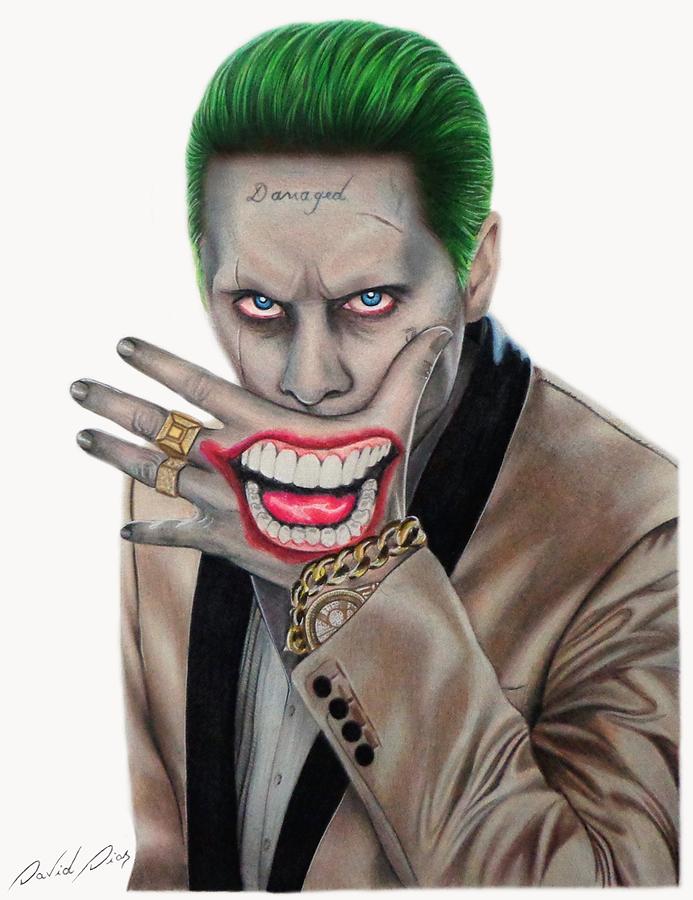 Suicide Squad Jared Leto Joker Drawing Beautiful Image