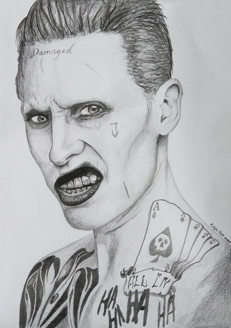 Suicide Squad Jared Leto Joker Drawing Photo