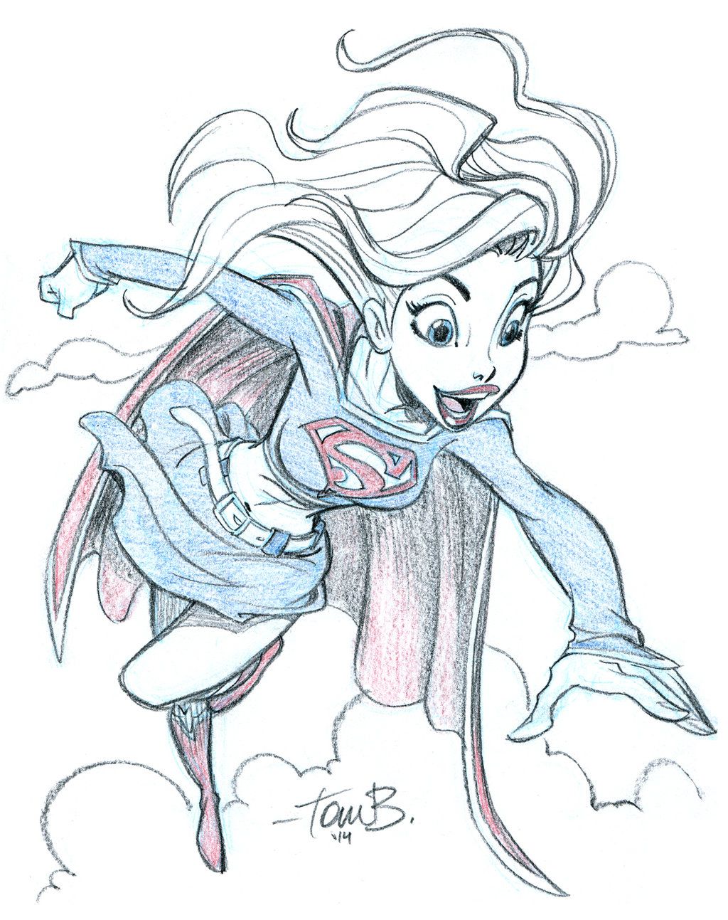 Supergirl Drawing Photo