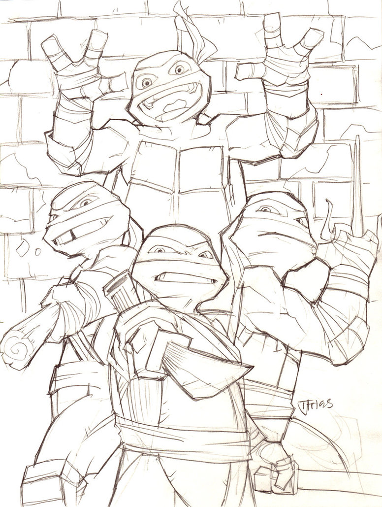 Teenage Mutant Ninja Turtles Drawing Images