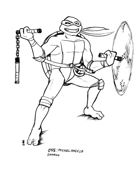 Teenage Mutant Ninja Turtles Drawing Pic
