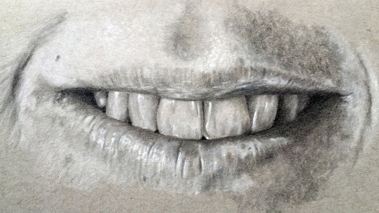 Teeth Drawing Amazing
