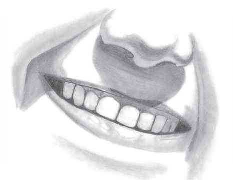 Teeth Drawing Image