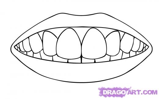 Teeth Drawing Photo