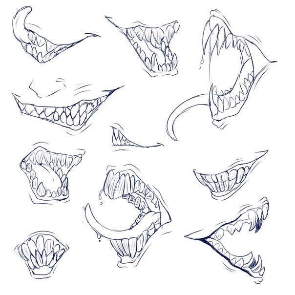 Teeth Drawing Picture