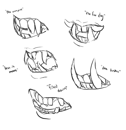 Teeth Drawing Sketch