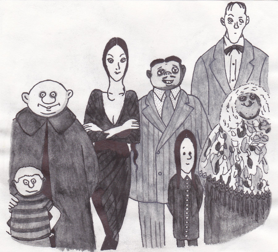 The Addams Family Drawing Amazing