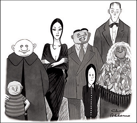 The Addams Family Drawing Pic