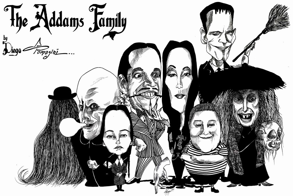 The Addams Family Drawing Picture