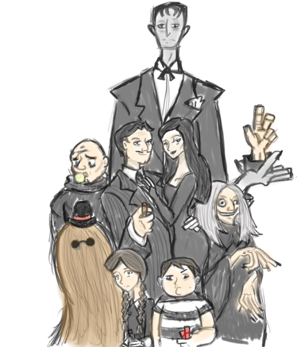 The Addams Family Drawing Realistic
