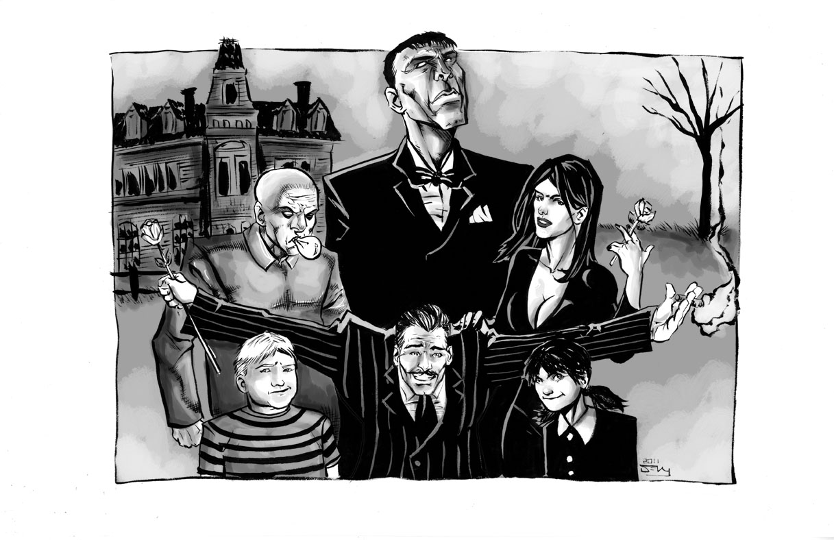 The Addams Family Drawing