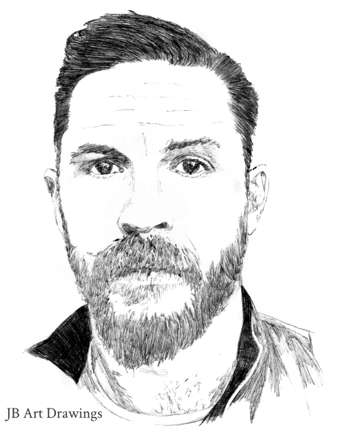 Tom Hardy Drawing Pic