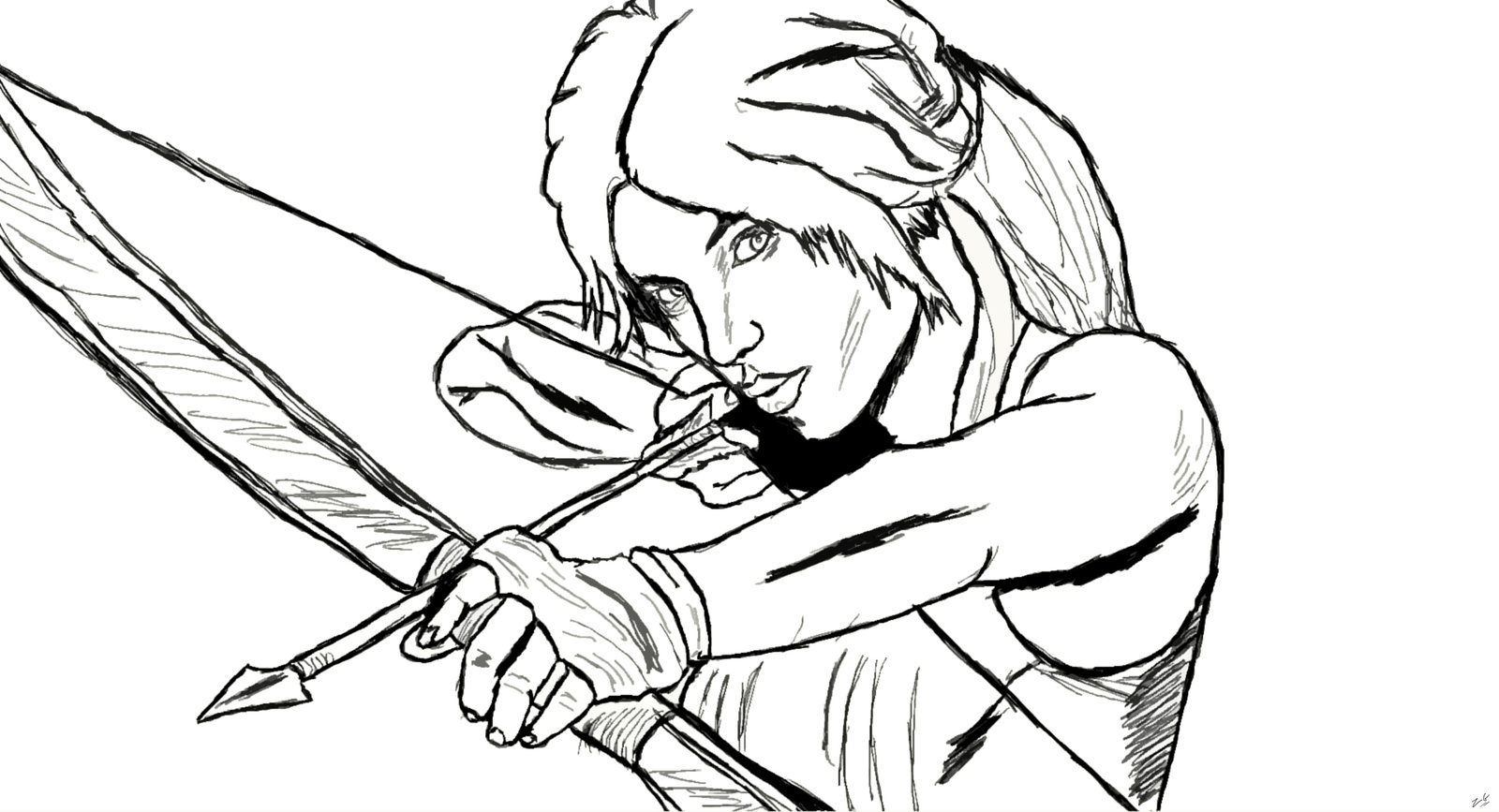Tomb Raider Art Drawing