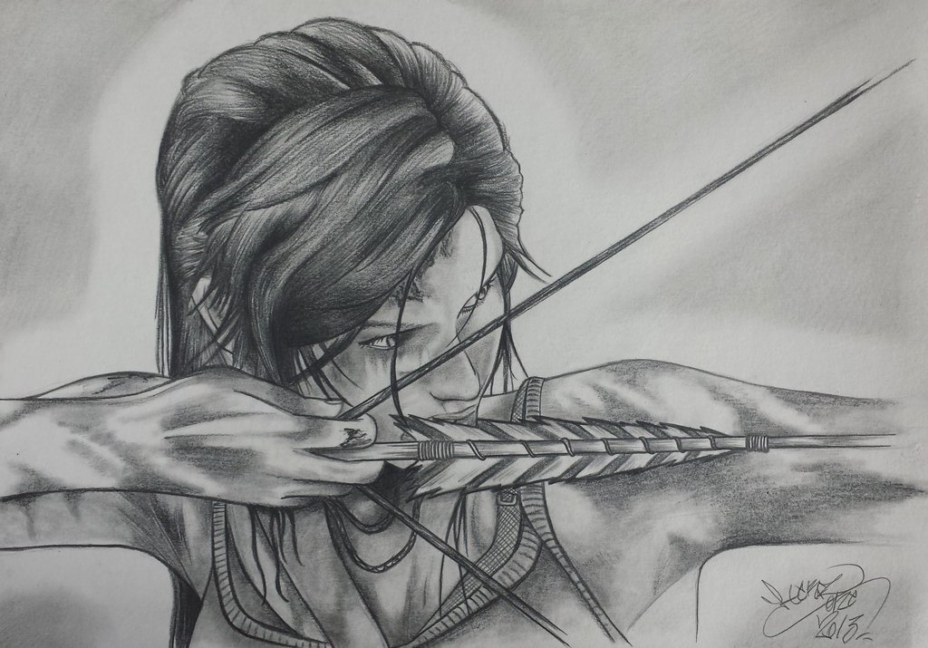 Tomb Raider Drawing Creative Art