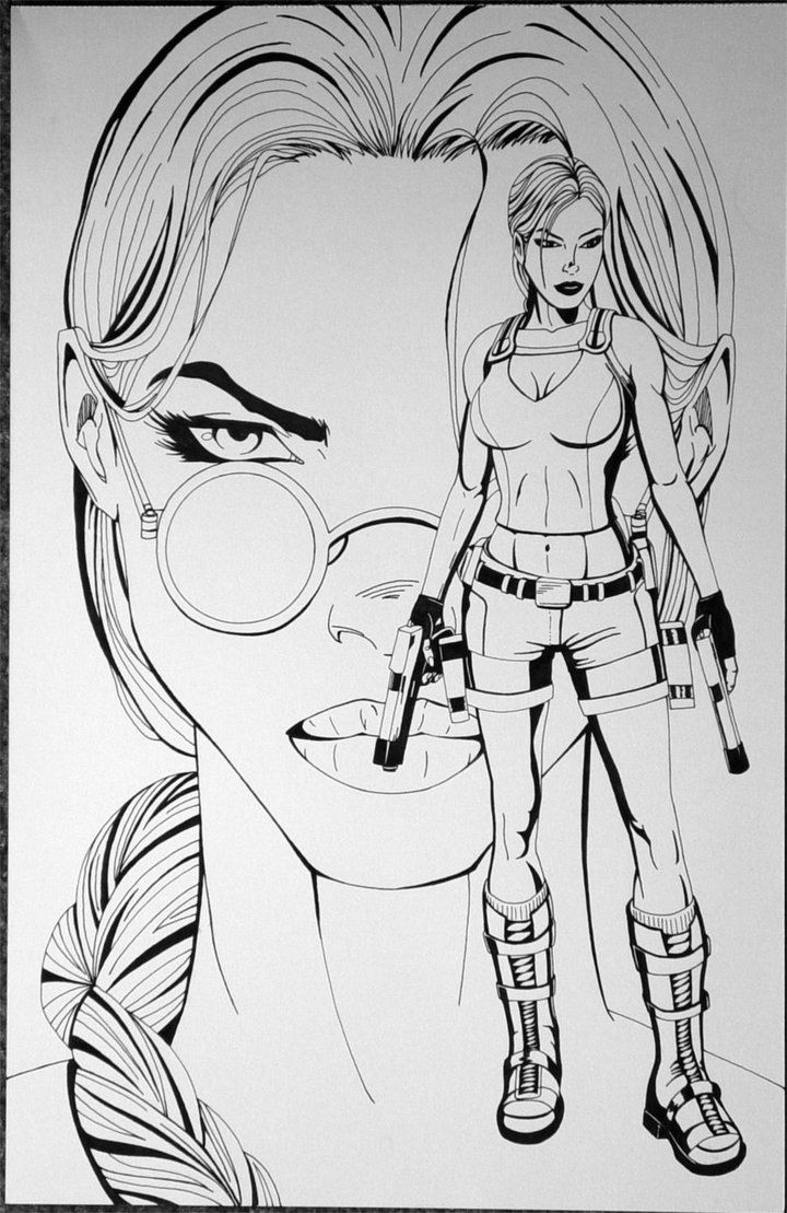 Tomb Raider Drawing