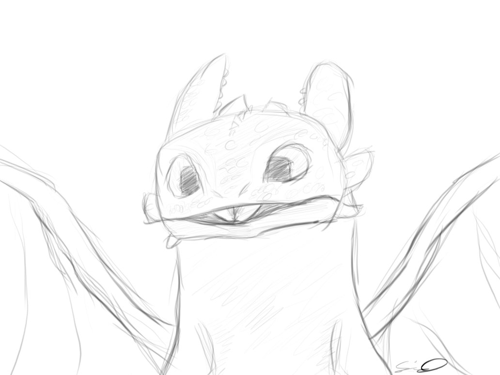 Toothless Drawing Photos