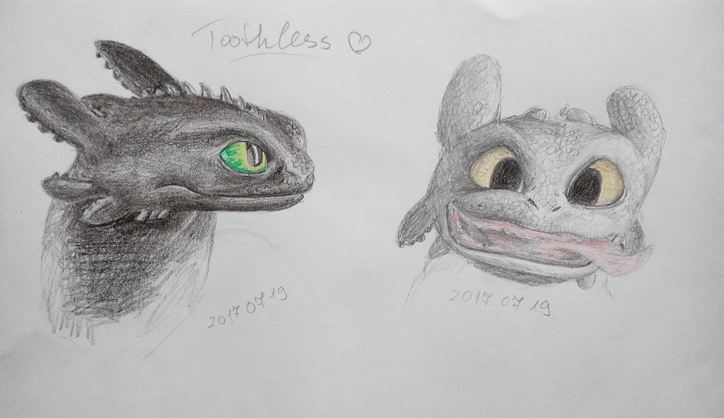 Toothless Drawing