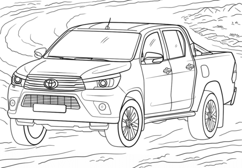 Toyota Art Drawing