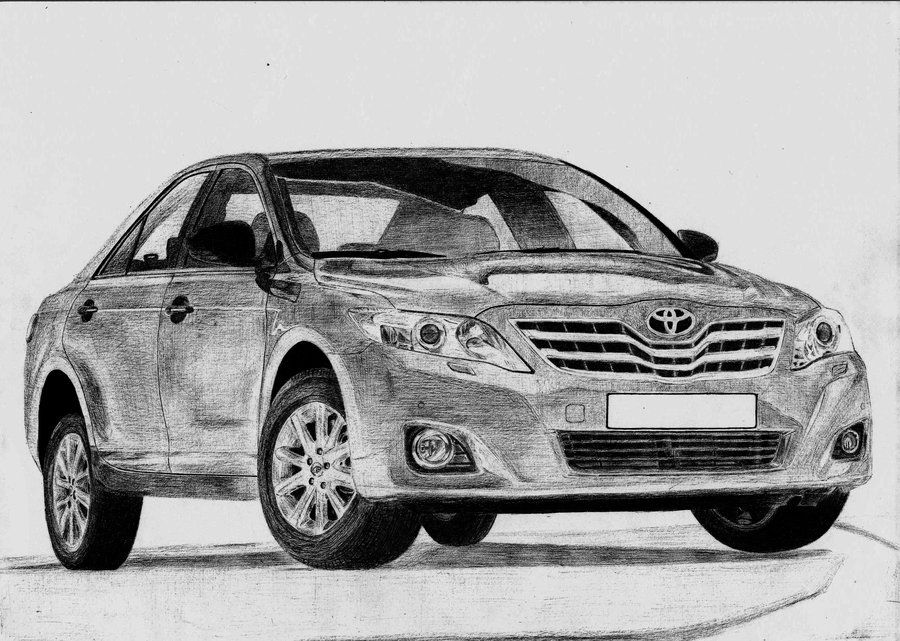 Toyota Drawing Image