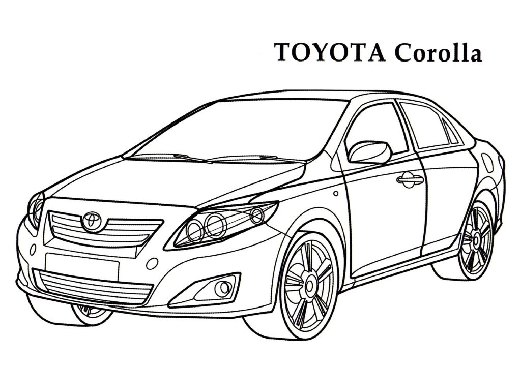 Toyota Drawing Images