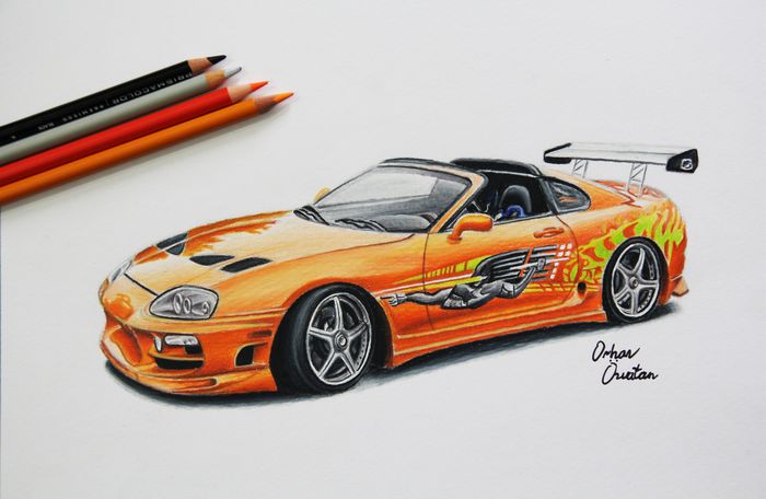 Toyota Drawing Pic