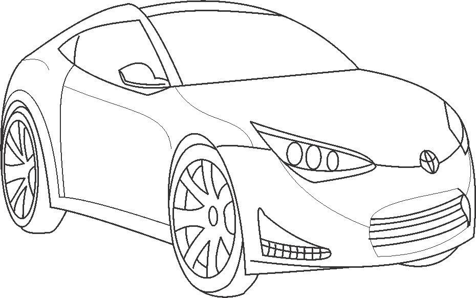 Toyota Drawing Picture